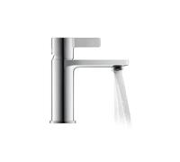 Duravit D-Neo mitigeur monocommande de lavabo S FreshStart, en position médiane eau froide, saillie 94 mm, sans jeu de drains, DE1011002010