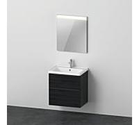 Ensemble de meubles D-Neo, lavabo de meuble avec meuble sous-lavabo mural et miroir LED, 650x2000mm, DE011201616, Couleur: Chêne noir