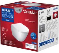 Duravit D-Neo cuvette wc avec abattant à descente lente suspendue oui blanc 45880900A1