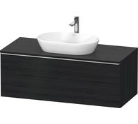 Duravit D-Neo, sous-lavabo en console suspendu, 1200x459x550mm, 1x tiroir, avec poignée acier inox brossé, DE4949070160000, Couleur: Décor chêne noir