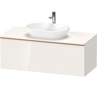 Duravit D-Neo, sous-lavabo en console suspendu, 1200x459x550mm, 1x tiroir, avec poignée bronze brossé, DE4949004220000, Couleur: Décor blanc brillant