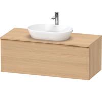 Duravit D-Neo, sous-lavabo en console suspendu, 1200x459x550mm, 1x tiroir, avec poignée bronze brossé, DE4949004300000, Couleur: Décor chêne naturel