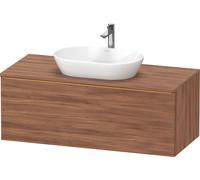 Duravit D-Neo, sous-lavabo en console suspendu, 1200x459x550mm, 1x tiroir, avec poignée bronze brossé, DE4949004790000, Couleur: Décor noyer naturel