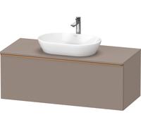 Duravit D-Neo, sous-lavabo en console suspendu, 1200x459x550mm, 1x tiroir, avec poignée bronze brossé, DE4949004430000, Couleur: Décor basalte mat