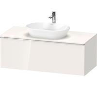 Duravit D-Neo, sous-lavabo en console suspendu, 1200x459x550mm, 1x tiroir, avec poignée chrome, DE4949010220000, Couleur: Décor blanc brillant