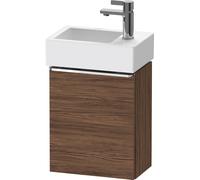 Duravit D-Neo, sous-lavabo en console suspendu, 364x440x222mm, 1 porte, charnières à gauche, avec poignée chromée, DE4218L10210000