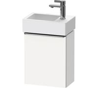 Duravit D-Neo, sous-lavabo en console suspendu, 364x440x222mm, 1 portes, charnières à droite, avec poignée acier inox brossé, DE4218R70180000