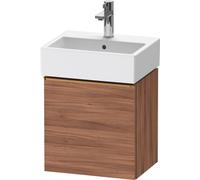 Duravit D-Neo, sous-lavabo en console suspendu, 434x440x322mm, 1 porte, charnières à droite, avec poignée bronze brossé, DE4217R04790000