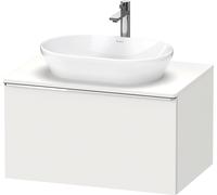 Duravit D-Neo, sous-lavabo en console suspendu, 800x459x550mm, 1x tiroir, avec poignée chrome, DE4947010180000, Couleur: Décor blanc mat