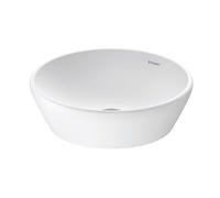 Duravit D-Neo - Vasque, diamètre 40 cm, sans trop-plein, sans trou pour robinetterie, blanc mat 2371403270