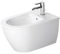 Duravit Darling Nouveau mur Bidet 2249150000 avec trou pour robinet, avec trop-plein, blanc