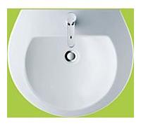 Duravit Darling Nouvelle vanité 2621550000 avec le trou du robinet, avec trop - plein, blanc
