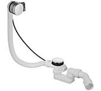 Duravit déchets et un ensemble de trop - plein pour 791222000001000 Happy D.2 une baignoire avec une entrée d'eau, chromé