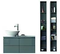Duravit Design Classics Aufsatzbecken Bacino 0325420000 avec trop-plein, sans trou pour robinetterie, , Ø 42 cm, Weiß Hochglanz