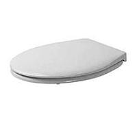 Duravit Design Classics WC - Siège Duraplus 0065700000 sans mécanisme de fermeture en douceur, charnières en acier inoxydable, blanc