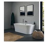 Duravit DuraSenja baignoire murale 700582000000000 170x80cm, version murale, blanc , ovale