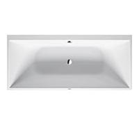 Duravit DuraSquare Baignoire rectangulaire 700427000000000 180 x 80 x 46 cm, intégré dans la version sur la gauche, 2 700427000000000 dos, blanc