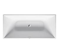 Duravit DuraSquare bain 700460000000000 160 x 75 x 46 cm, autoportant, 2 dossiers inclinés, blanc