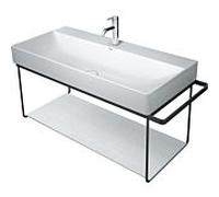 Duravit DuraSquare console en métal 0031044600 murale, sur lavabo 235310, noir mat