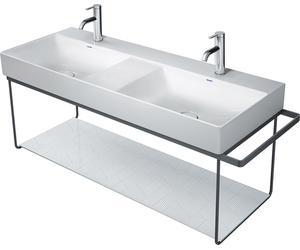 Duravit DuraSquare console en métal 126,5x45,1cm, pour lavabo 235312, montage mural, 0031184600, Couleur: Noir Mat