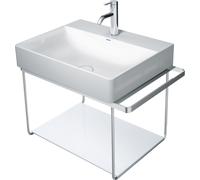 Duravit DuraSquare console en métal 66,5x45,1cm, pour lavabo 235360, montage mural, 0031021000, Couleur: chrome
