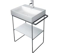 Duravit DuraSquare console en métal 66,5x45,1cm, pour lavabo 235360, sur pied, 0031014600, Couleur: Noir Mat