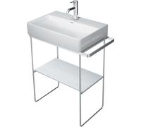 Duravit DuraSquare console en métal 66,5x45,1cm, pour lavabo 235660, porte-serviettes, debout au sol, 0031131000, Couleur: chrome