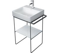 Duravit DuraSquare console en métal sur pied 565x451 mm, pour lavabo 235350, 0031154600, Couleur: Noir Mat