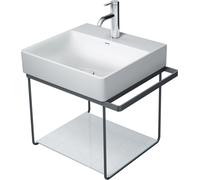 Duravit DuraSquare console murale en métal 565x451 mm, pour lavabo 235350, 0031164600, Couleur: Noir Mat
