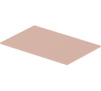 Duravit DuraSquare inlay en verre 77x38cm, pour consoles métalliques 003111/ 003112, 0099678600, Couleur: Laque haute brillance Abricot Pearl