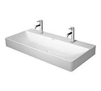 Duravit DuraSquare lavabo 23531000431 blanc mirroir, 100x47cm, 2 trous