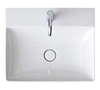 Duravit DuraSquare lavabo 2353600071 blanc , 60x47cm, avec trou pour robinet, rectifié