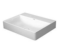 Duravit DuraSquare lavabo 60x47 cm rectangulaire classique-de meuble blanc brillant 2353600079