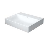 Duravit DuraSquare lavabo 2353600070 blanc , 60x47cm, sans trou pour robinetterie, sans trop-plein