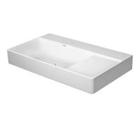 Duravit DuraSquare - Lavabo 80x47 cm, gauche, DuraCeram, blanc alpin 2348800070