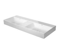Duravit DuraSquare - Lavabo double 120x47 cm, DuraCeram, blanc alpin 2353120070