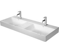 Duravit Meuble-lavabo DuraSquare double 120x47 cm, 2 trous pour robinet, DuraCeram, blanc alpin