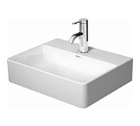 Duravit DuraSquare lave-mains 07324500791 blanc wondergliss, 45x35cm, sans trou pour le robinet, poli