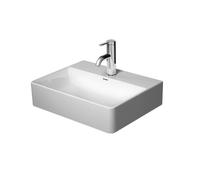 Duravit DuraSquare lave-mains, 45x35cm, 1 trou pour robinet, sans trop-plein, dessous poncé, 0732450071, Couleur: Blanc