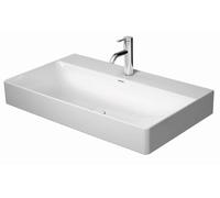 Duravit Meuble-lavabo DuraSquare 80×47 cm DuraCeram, avec un trou pour robinet, blanc alpin