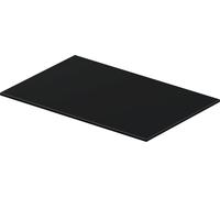 Duravit DuraSquare plateau en verre 97x38cm pour consoles métalliques 003103/003104, 0099658400, Couleur: Noir