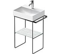 Duravit DuraSquare métallique match0 0031324600 56,5x38,1cm, au sol, noir mat