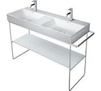 Duravit DuraSquare support métallique 0031171000 126,5x45,1 cm, au sol, chromé