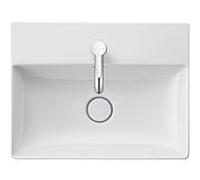 Duravit DuraSquare - Meuble-lavabo Compact, 50x40 cm, avec 1 trou pour robinetterie, DuraCeram, blanc 2356500041