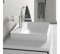 Duravit DuraSquare vasque à poser sol 23546000411 60x47cm, sans trop-plein, avec groupe de trous de robinetterie, trou de robinetterie 2000 , blanc WonderGliss