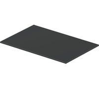 Duravit DuraSquare verre 47x38cm, pour consoles métalliques 003115/ 003116, 0099698700, Couleur: Laque haute brillance Gris Flanelle