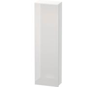 Duravit DuraStyle Armoire haute 1218, 1 porte, charnière à gauche, hauteur : 1400mm, profondeur : 240mm, DS1218L2218, Couleur: Décor Blanc Brillant / Décor Blanc Mat / Décor Blanc Mat