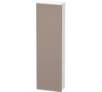 Duravit DuraStyle Armoire haute 1218, 1 porte, charnière à gauche, hauteur : 1400mm, profondeur : 240mm, DS1218L4318, Couleur: Basalte Matt / Blanc Matt