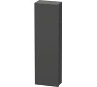 Duravit Armoire haute DuraStyle 1218 1 porte charnière à gauche 40×140×24 cm Graphite mat