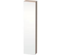 Duravit DuraStyle Armoire haute 1228, 1 porte, charnières à gauche, hauteur 1800mm, profondeur 240mm, DS1228L1843, Couleur: Blanc mat / Basalte mat